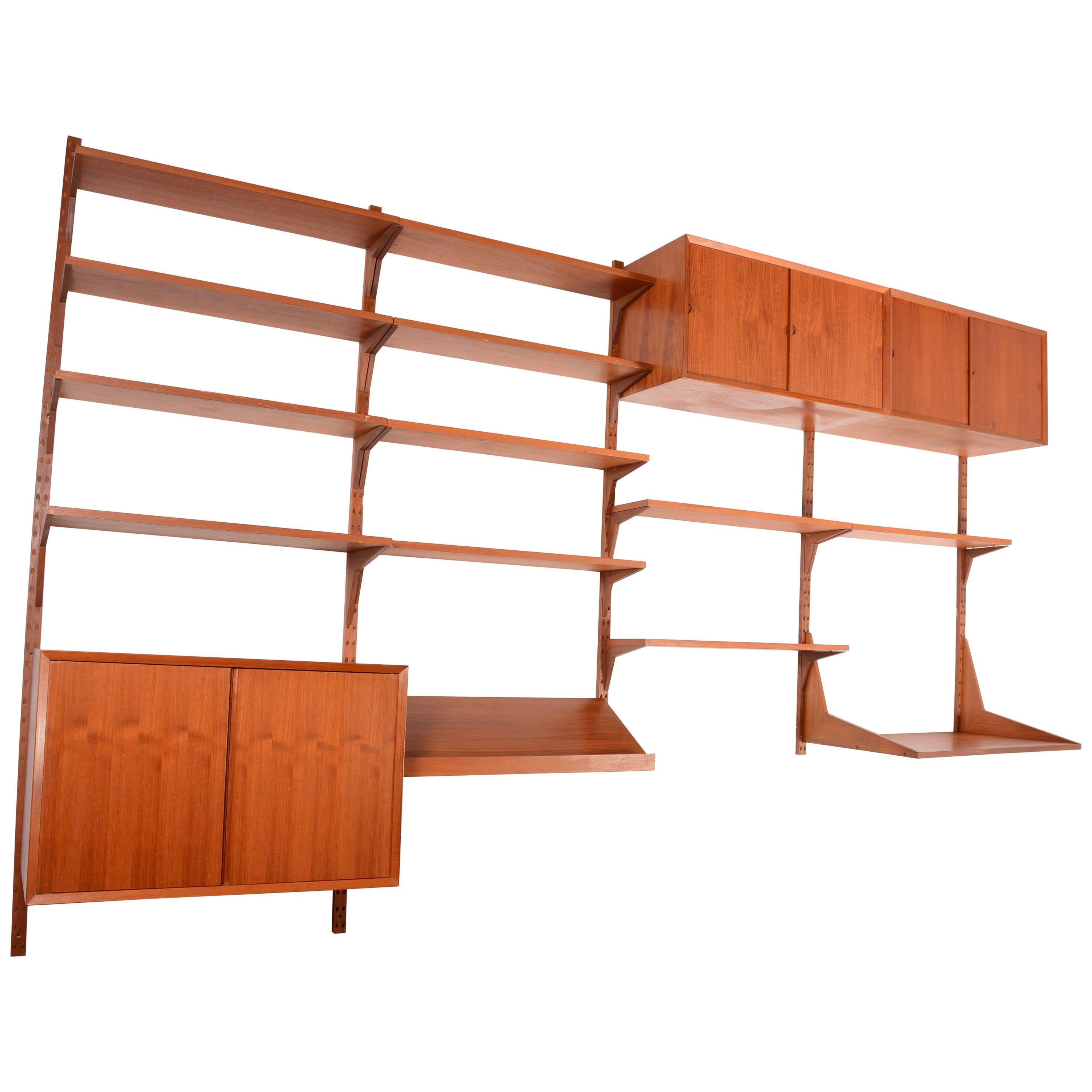 Poul Cadovius Cado Royal Wall Unit in Teak at 1stDibs