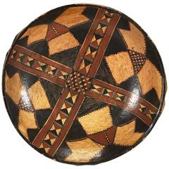 Early 20th Century Kabylie Berber Ceramic Platter from Algeria 8