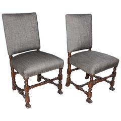 Pair of 19th c Italian Side Chairs