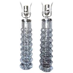 Pair of Lamps by Carl Fagerlund for Orrefors 9