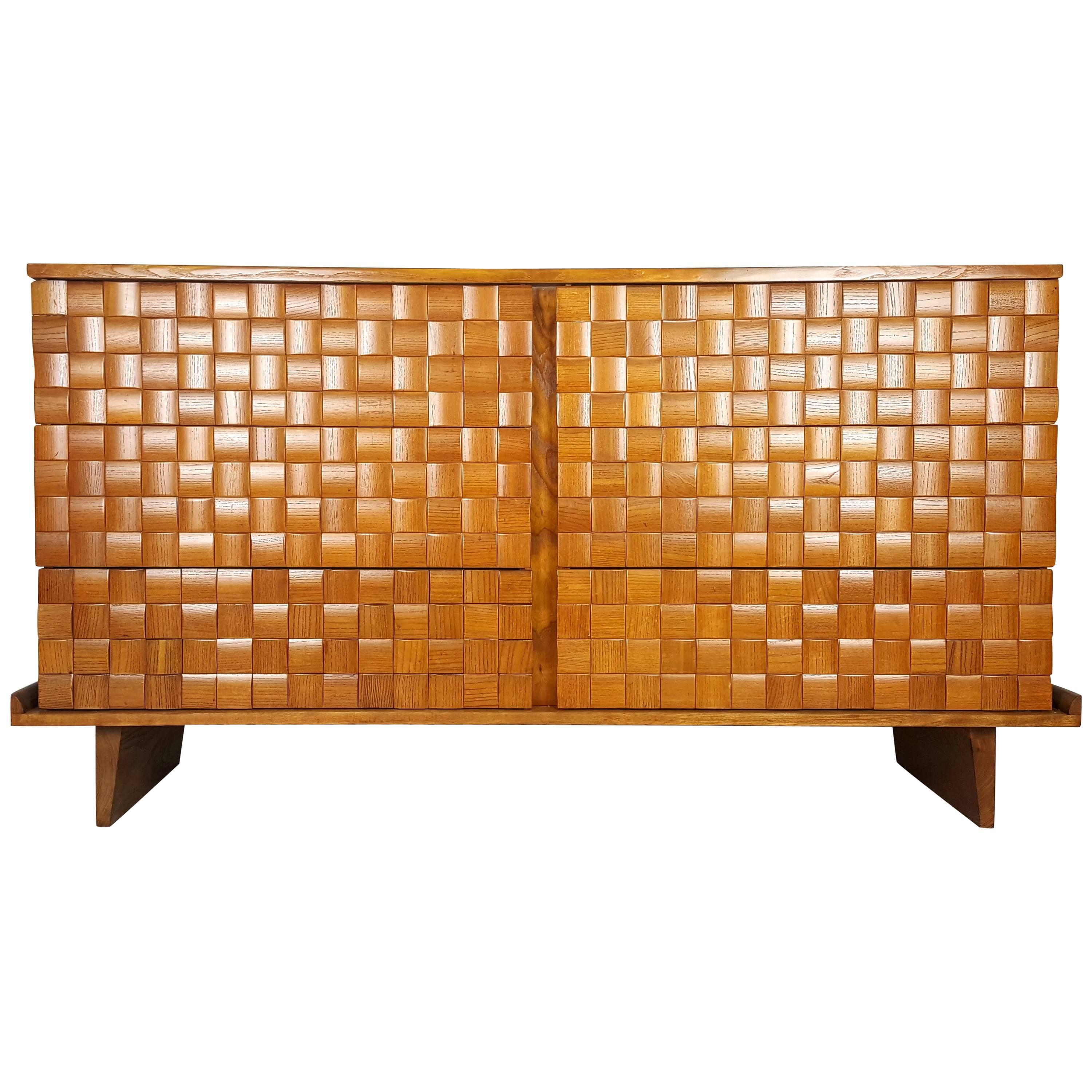 Exquisite and Rare Six-Drawer Chest or Dresser by Paul Laszlo, 1950s