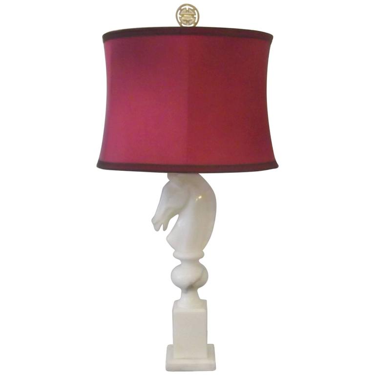 1950s Italian Carrera Marble Horse Lamp For At 1stdibs 1950s Italian Carrera Marble Horse Lamp For
