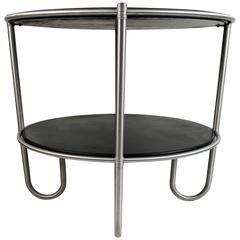 Classic Warren McArthur "J" Leg Art Deco Center Table