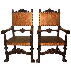 Magnificent Pair of French Armchairs 12