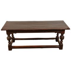 Antique English Oak Refectory Table