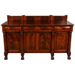 Antique American Mahogany Sideboard Manufactured by Hathaway