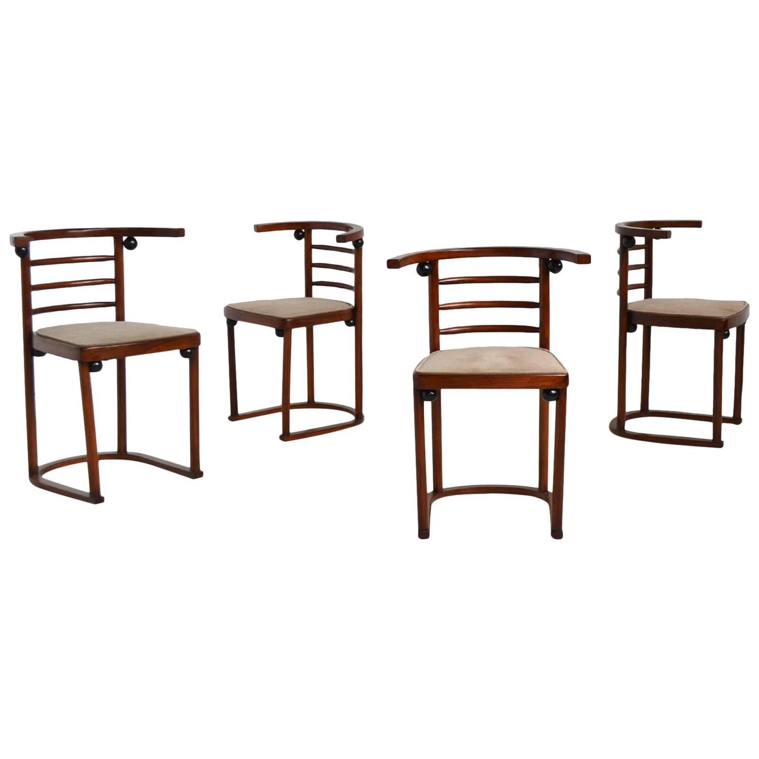 Joseph Hoffman Fledermaus Chairs by at 1stdibs