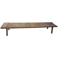 Antique Wabi-Sabi Bench or Coffee Table