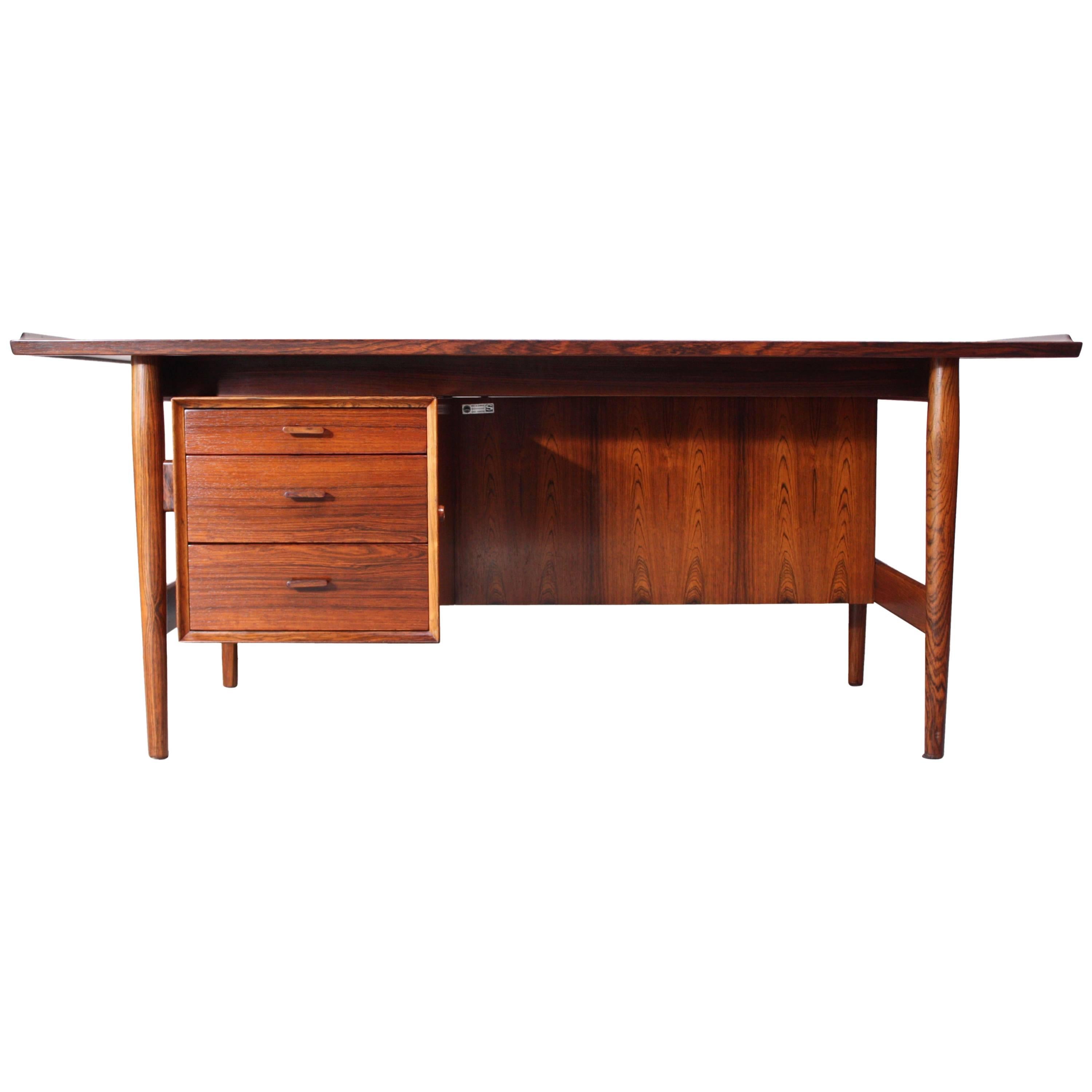 Danish Rosewood Desk by Arne Vodder for Sibast