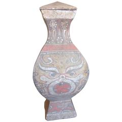Han Dynasty Painted Pottery “Hu” Jar