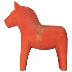 Vintage Large Swedish Dala Horse