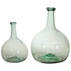 Antique Early 19th Century American Blown Glass Bottles