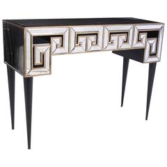 Art Deco Style Mirrored Console