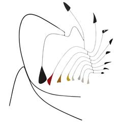 Rare Modernist Standing Mobile, Manner of Alexander Calder "Little Spider" 3