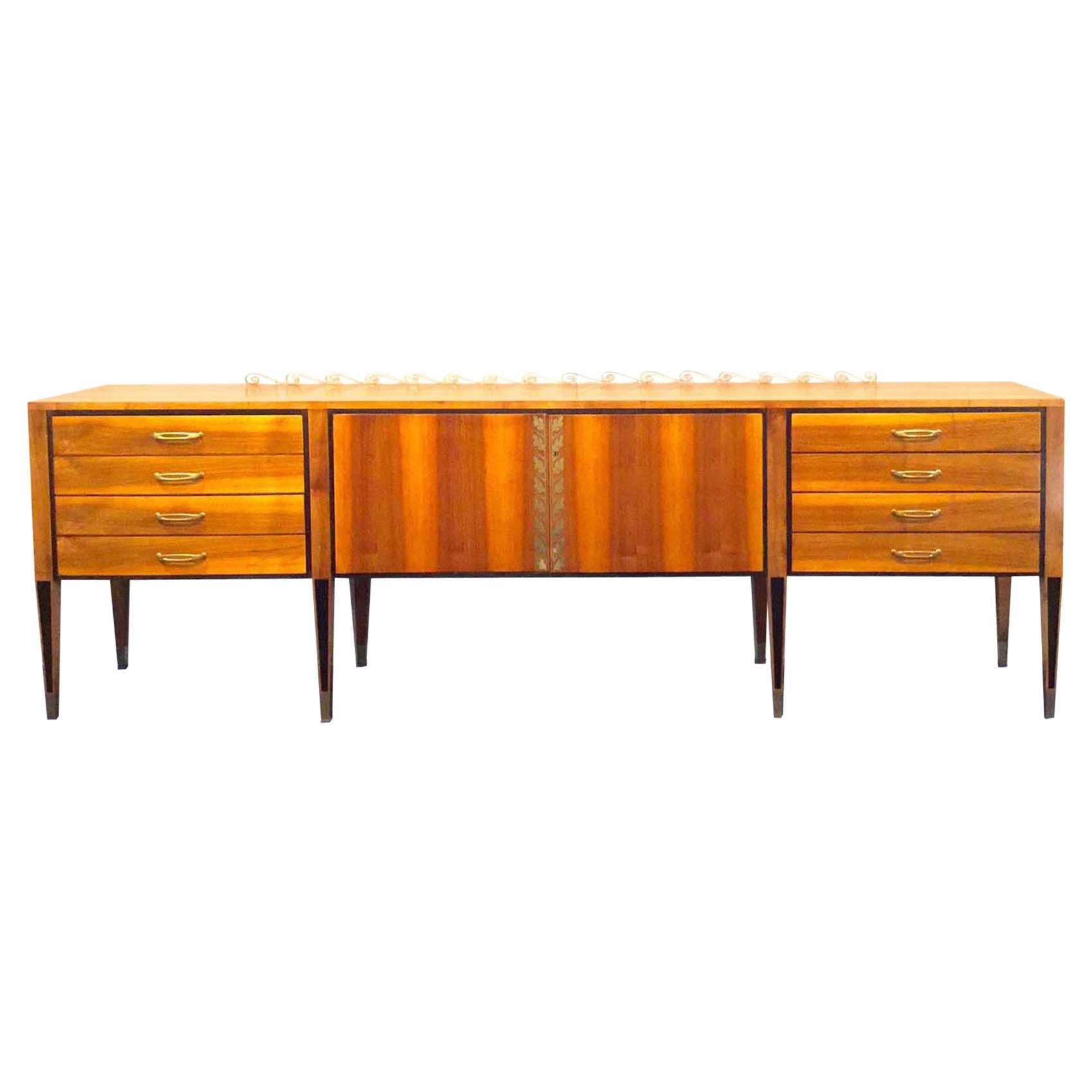 Extraordinary Sideboard by Paolo Buffa, 1950  For Sale