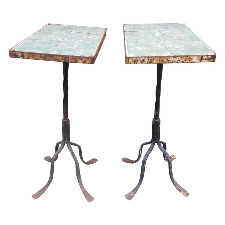Iron Garden Tables at 1stDibs