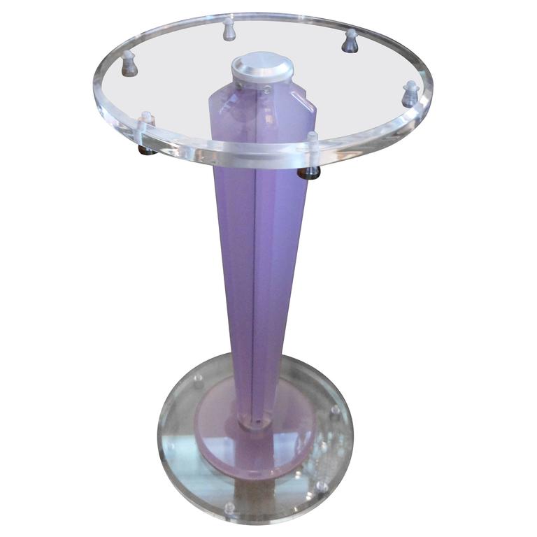 Mid-Century Modern Acrylic Table at 1stDibs