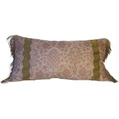 Fortuny Pillow with Retro Metallic Trims