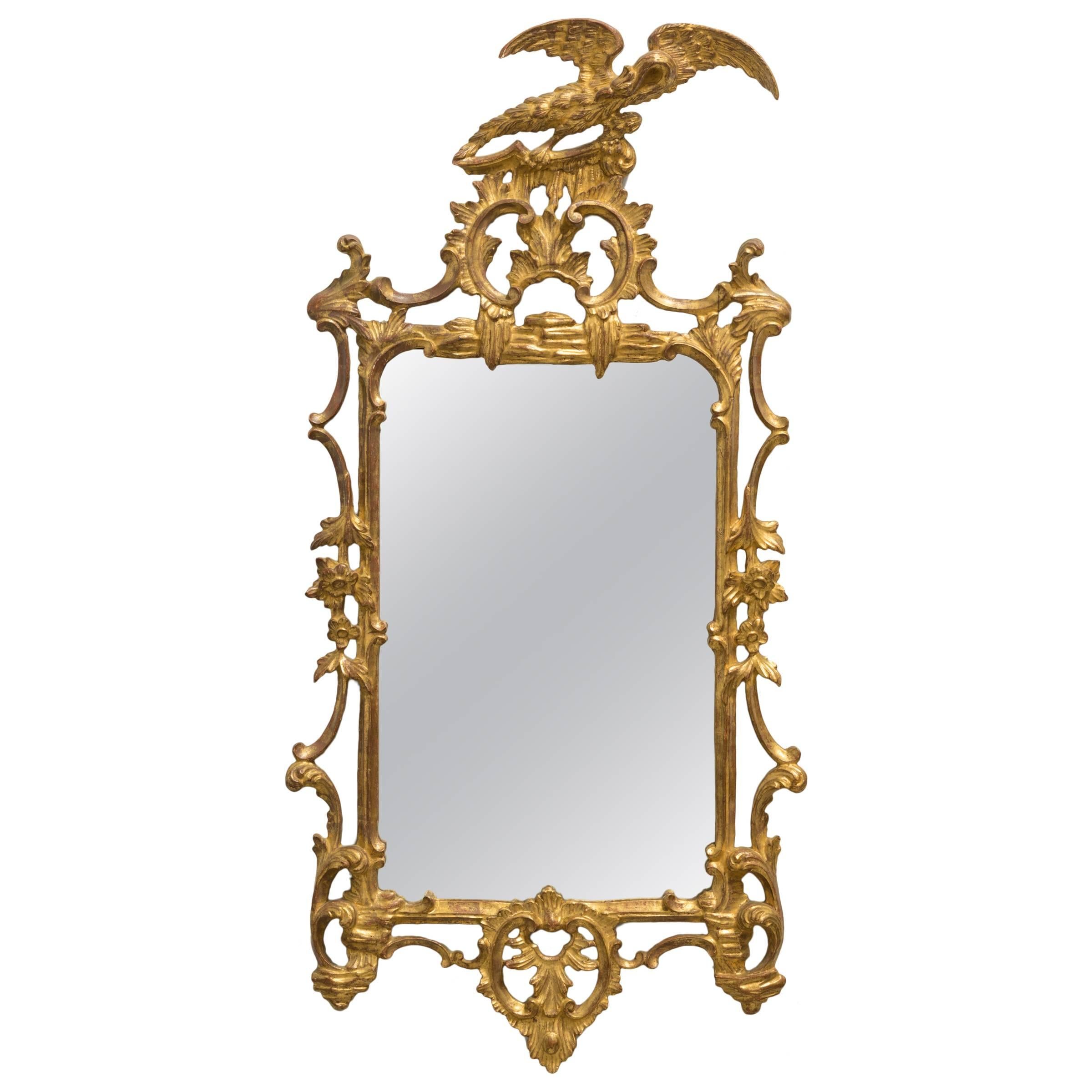 Italian Giltwood Eagle Mirror