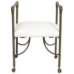Bronze Faux Bois Bench 9
