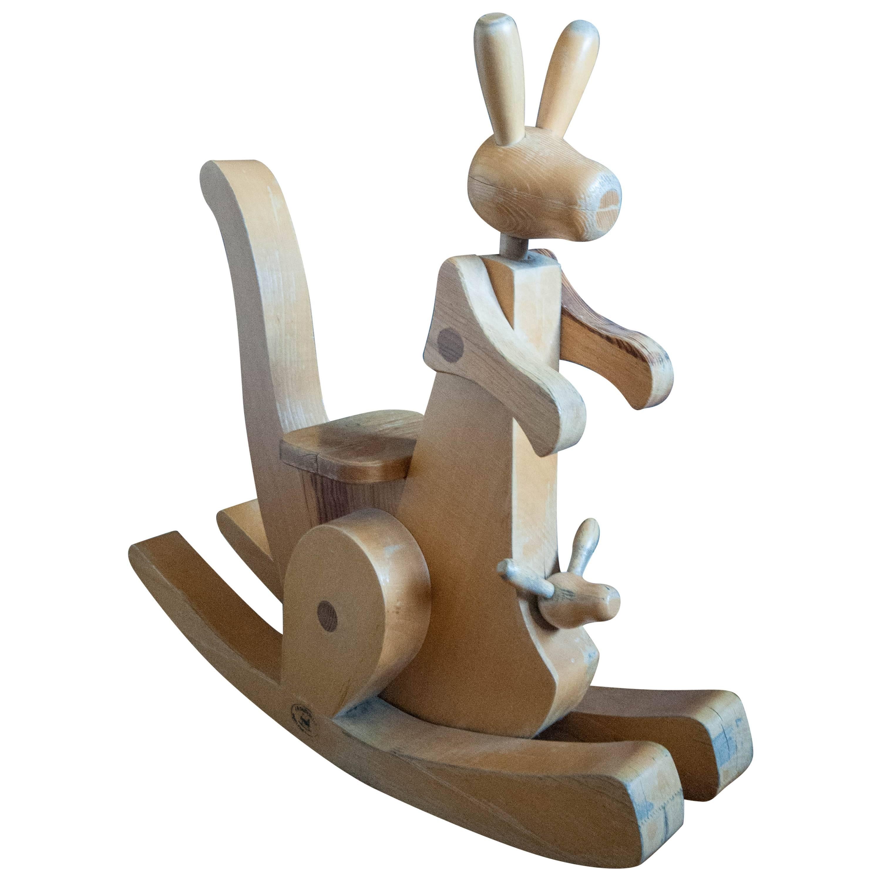 Vintage Kangaroo Rocker Toy