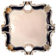Square Porcelain Meissen Platter/Tray 11