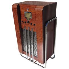 Used John Vassos Designed RCA Model 9K10 Art Deco Radio