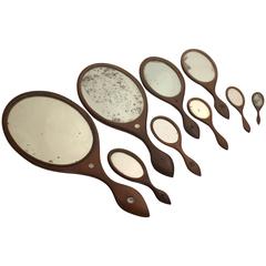 Collection of 19th Century Hand Mirrors