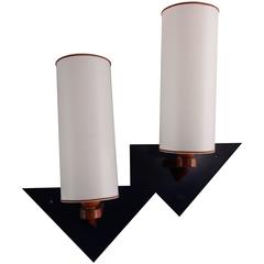 Andre Sornay Lacquered Sconce