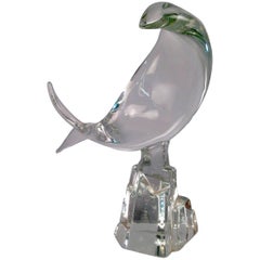 Escultura de pez de cristal de Murano de mediados de siglo de Licio Zanetti