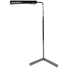 Long Cylinder Form Shade Floor Reading Lamp by Casella 7