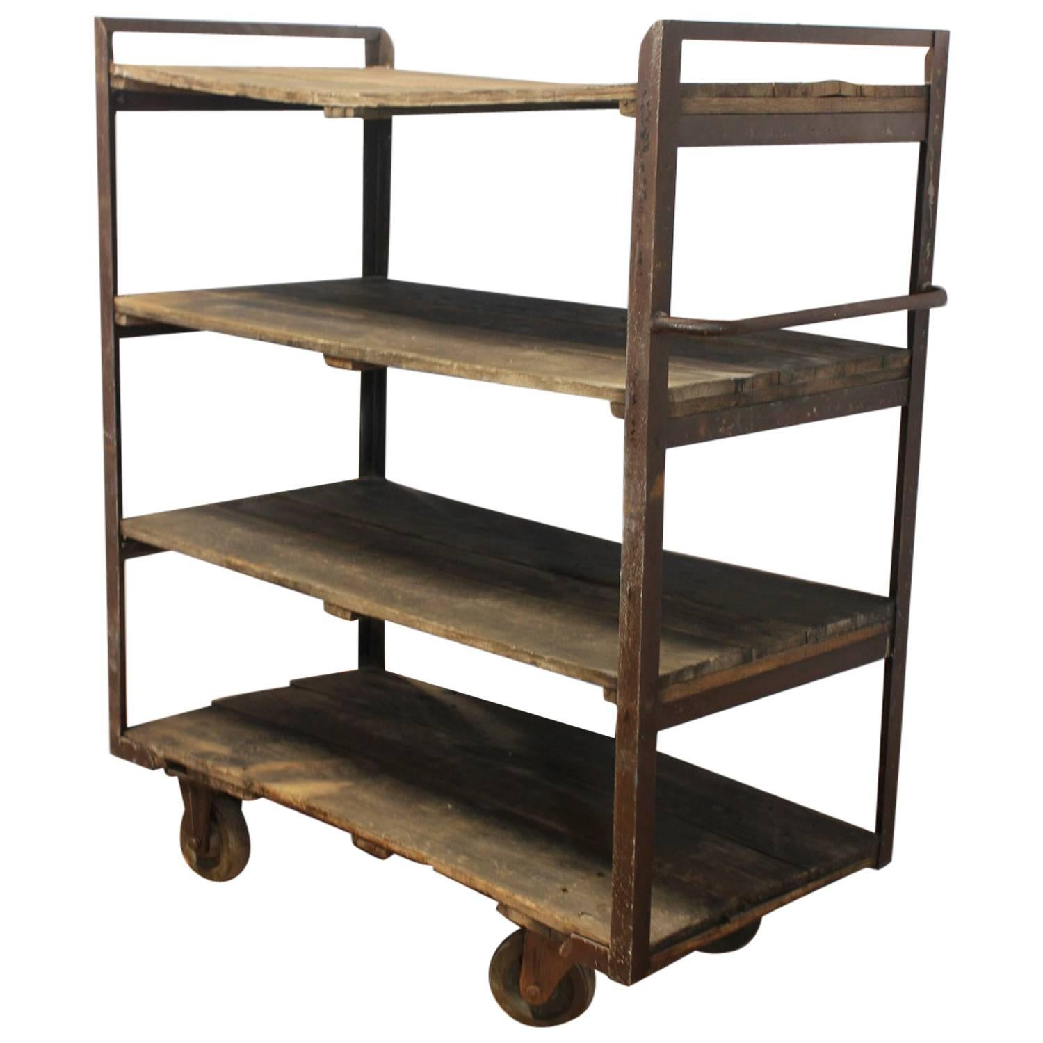 Antique Industrial Shelves