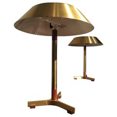 Jo Hammerborg Pair of Table Lamps Mode President in Vintage Condition
