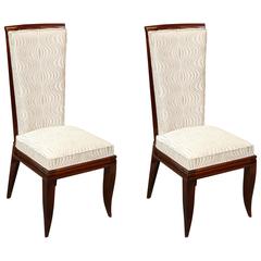 Vintage Pair of Art Deco Dining Room Chairs