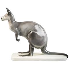 German Porcelain Kangaroo, Rosenthal, circa 1920