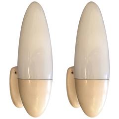 Pair of Outdoor Wall Lights German Bauhaus 9