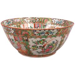 Chinese Famille Rose Punch Bowl