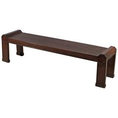 English Long Bench in the Gothic Style
