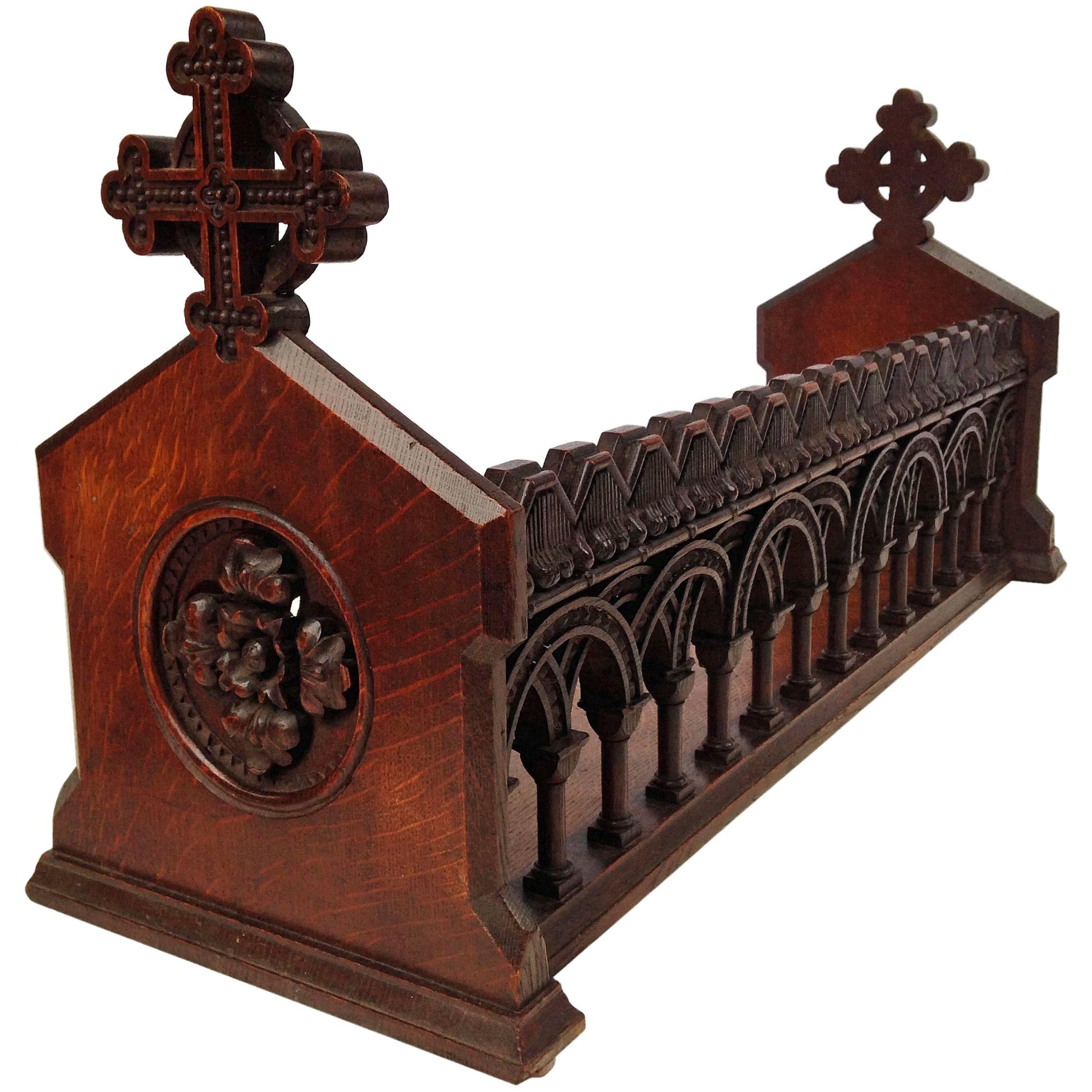 English Ecclesiastical Book Trough in the Gothic Style