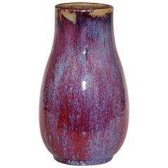 Antique Japanese Flambé Glaze Vase