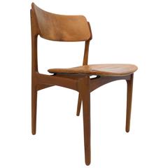 Erik Buck Teak and Leather Chair 7