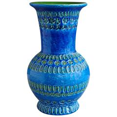 Aldo Londi "Rimini Blue" Vase for Bitossi