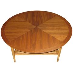 Vintage Round Coffee Table by Lane