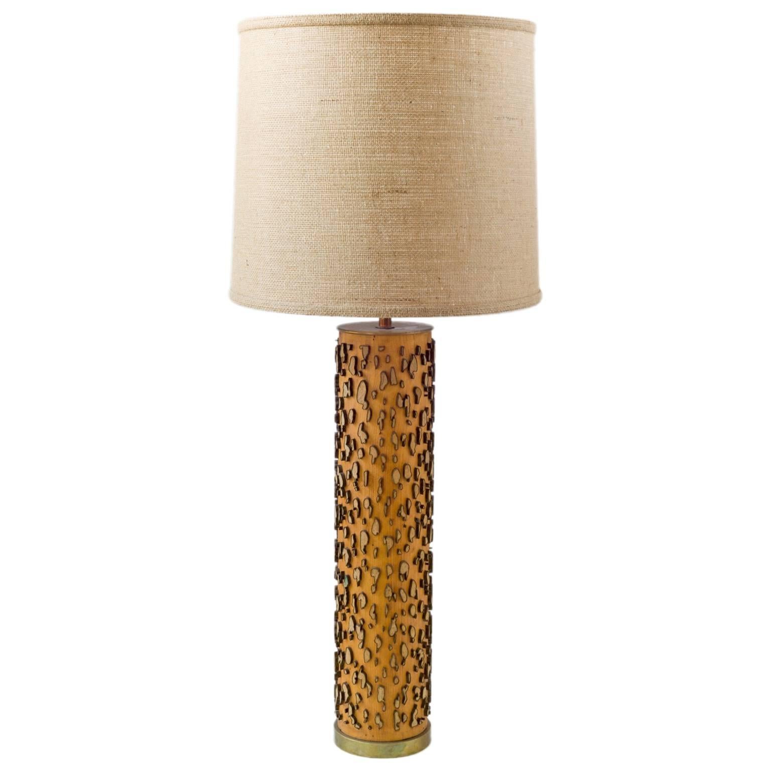 Wallpaper Roller Lamp  For Sale