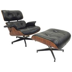 Herman Miller Eames 670/671 Lounge Chair and Ottoman, circa 1970s