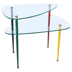 Used Italian Arlecchino Table by Edoardo Paoli