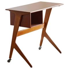 Retro Danish Modern Modular Desk, Oak