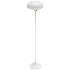 Mid-Century Modern Laurel Mushroom Floor Lamp with Glass Shade