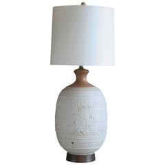 Ceramic Table Lamp by Bob Kinzie for Affiliated Craftsmen