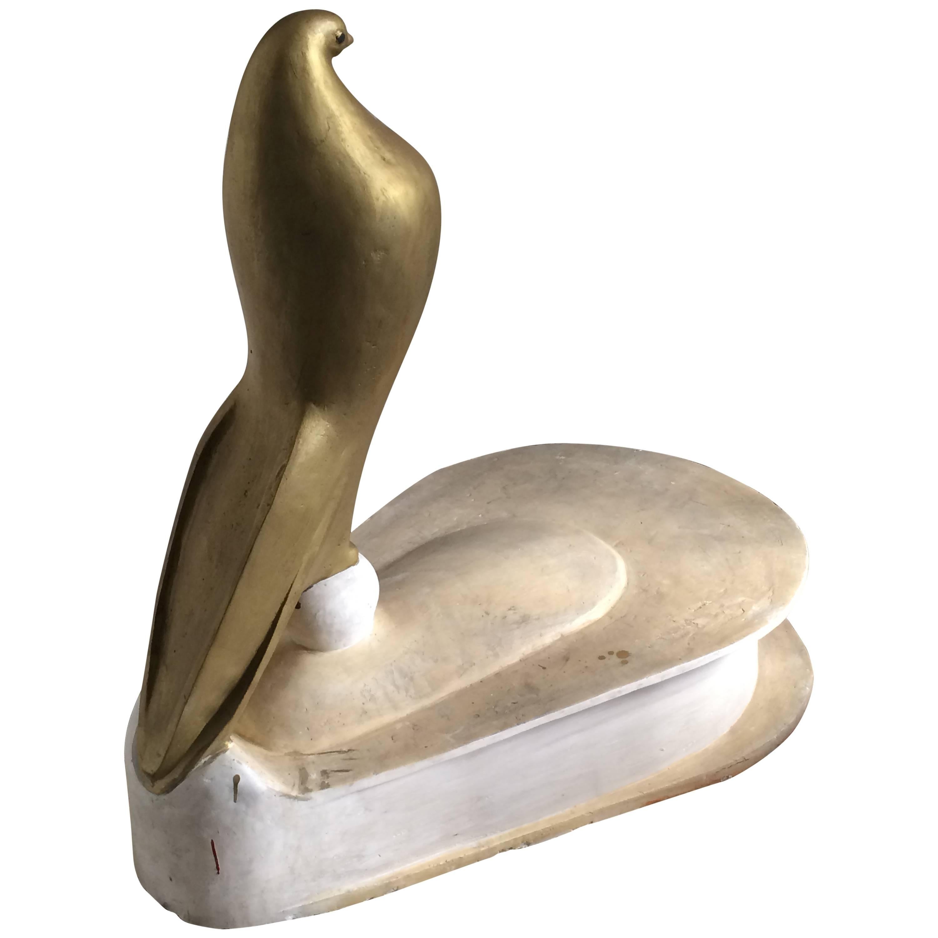 "La Colombe" (the Dove) Sculpture by Artist Pikko Nikolitch For Sale